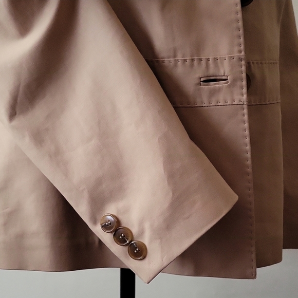 NWOT Lafayette 148 New York Single Breasted Blazer in Tan - Picture 6 of 15